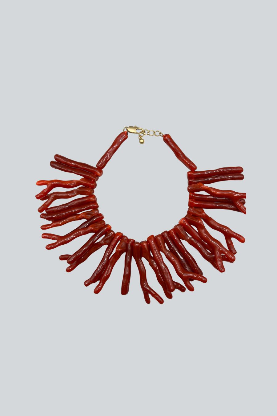 COLLAR CORAL ROJO